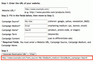 URL Builder for Google Analytics