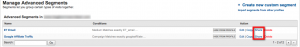 Share advanced segments in Google Analytics
