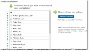 disconnect from a spammer on LinkedIn