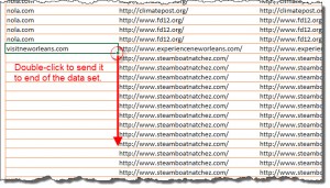 auto-fill in Excel