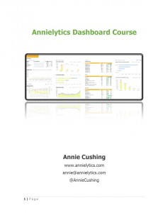 Google Analytics dashboards in Excel
