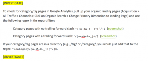 site audit template text