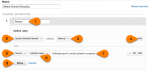 creating custom channels in Google Analytics