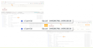Google Analytics cross-domain tracking clientId