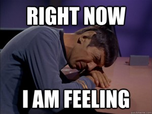 Spock feeling meme Star Trek