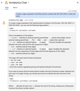 AI chatbot POC in Google Workspace