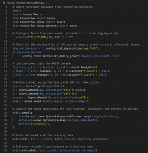 neural network with Tensorflow