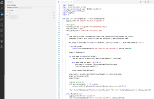 Azure function to combine pdfs